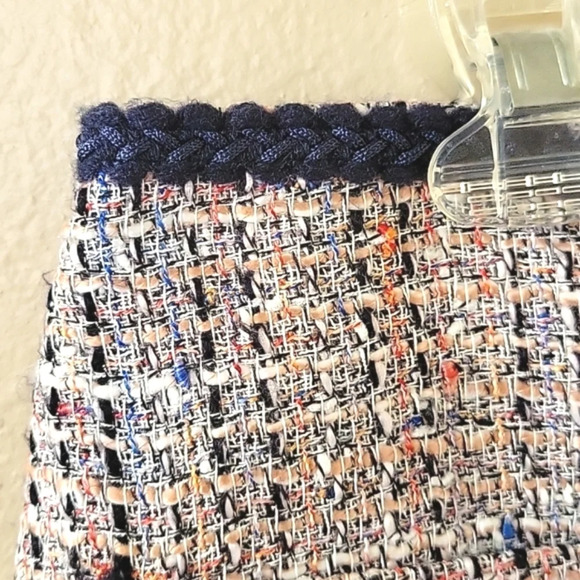 Ann Taylor Colorful Tweed Pocket Shift Skirt Work Office Career - Size 6 - Picture 2 of 10